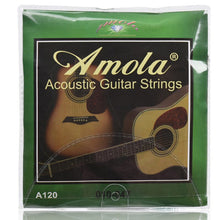 Last inn bildet i Galleri-visningsprogrammet, Amola 010 011 012 Wood Acoustic Guitar Strings Stainless Steel Wire Copper Alloy Winding 6 Strings Accessories Parts
