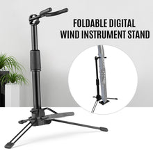 Last inn bildet i Galleri-visningsprogrammet, Foldable Digital Wind Instrument Stand Adjustable Metal Aerophone Holder Musical Instrument Stand
