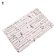Last inn bildet i Galleri-visningsprogrammet, Music Note Piano Print Non-slip Door Mat Pad Kitchen Bathroom Carpet Rug Decor
