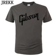 Last inn bildet i Galleri-visningsprogrammet, 2018 Summer New Gibson T Shirt Men Cotton O-Neck T-Shirt Male Short Sleeve Tshirt Hip Hop Homme Tee Tops Camisetas Hombre C36
