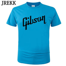Last inn bildet i Galleri-visningsprogrammet, 2018 Summer New Gibson T Shirt Men Cotton O-Neck T-Shirt Male Short Sleeve Tshirt Hip Hop Homme Tee Tops Camisetas Hombre C36

