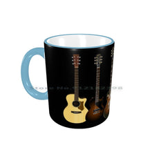 Last inn bildet i Galleri-visningsprogrammet, Guitars Ceramic Mugs Coffee Cups Milk Tea Mug Guitar Music Telecaster G Amd L Rampage Jerry Cantrell Alice In Chains C F
