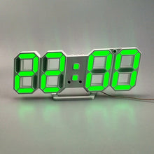 Last inn bildet i Galleri-visningsprogrammet, Digital Wall Clock 3D LED Alarm Clock Electronic Desk Clocks with Large Temperature 12/24 Hour Display
