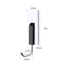 Last inn bildet i Galleri-visningsprogrammet, Adhesive Multi-purpose Piano Hooks Wall Mounted Creative Cute Waterproof Oilproof Kitchen Bathroom Strong Hooks 4/8pcs
