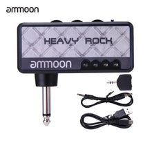 Last inn bildet i Galleri-visningsprogrammet, ammoon Portable Electric Guitar Amplifier Amp Mini Headphone Amp Built-in Distortion Effect Top Quality Guitar Accessories Parts

