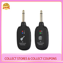 Last inn bildet i Galleri-visningsprogrammet, Guitar Wireless System Transmitter Receiver Built-In Rechargeable Wireless Guitar Transmitter Guitar Transmitter Accessory
