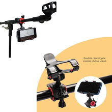 Last inn bildet i Galleri-visningsprogrammet, Universal Microphone Mic Stand 360 Degree Rotating Bicycle Motor Bike Phone Holder For Smart Phones Bass Guitar Accessories
