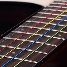 Last inn bildet i Galleri-visningsprogrammet, 6Pcs/Set Acoustic Guitar Strings Rainbow Colorful Guitar Strings E-A For Acoustic Folk Guitar Classic Guitar Multi Color Parts
