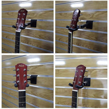 Last inn bildet i Galleri-visningsprogrammet, Adjustable Swivel Universal Guitar Hanger Stands Wall Mount Hook Holder Rack For Acoustic Guitar Ukulele Violin Bass Accessories
