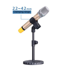 Last inn bildet i Galleri-visningsprogrammet, 1Pc Microphone Clip For Shure Mic Holder Handheld Microphone Wireless/Wire Mic Stand Accessory Black Universal
