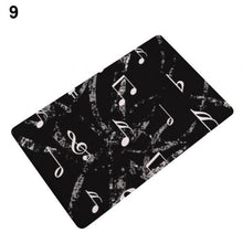 Last inn bildet i Galleri-visningsprogrammet, Music Note Piano Print Non-slip Door Mat Pad Kitchen Bathroom Carpet Rug Decor
