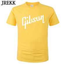 Last inn bildet i Galleri-visningsprogrammet, 2018 Summer New Gibson T Shirt Men Cotton O-Neck T-Shirt Male Short Sleeve Tshirt Hip Hop Homme Tee Tops Camisetas Hombre C36
