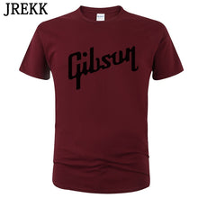 Last inn bildet i Galleri-visningsprogrammet, 2018 Summer New Gibson T Shirt Men Cotton O-Neck T-Shirt Male Short Sleeve Tshirt Hip Hop Homme Tee Tops Camisetas Hombre C36

