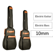 Last inn bildet i Galleri-visningsprogrammet, 40 / 46 Inch Electric Guitar Bag Waterproof Electric Bass Bag 10mm Thicken Padded Gig Bag Case
