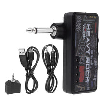 Last inn bildet i Galleri-visningsprogrammet, ammoon Portable Electric Guitar Amplifier Amp Mini Headphone Amp Built-in Distortion Effect Top Quality Guitar Accessories Parts
