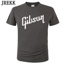 Last inn bildet i Galleri-visningsprogrammet, 2018 Summer New Gibson T Shirt Men Cotton O-Neck T-Shirt Male Short Sleeve Tshirt Hip Hop Homme Tee Tops Camisetas Hombre C36
