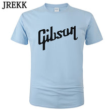 Last inn bildet i Galleri-visningsprogrammet, 2018 Summer New Gibson T Shirt Men Cotton O-Neck T-Shirt Male Short Sleeve Tshirt Hip Hop Homme Tee Tops Camisetas Hombre C36
