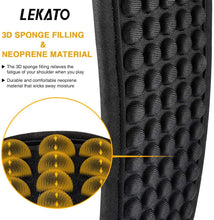Last inn bildet i Galleri-visningsprogrammet, LEKATO LGS-1 Guitar Strap Adjustable 3D Sponge Filling Guitar Belts Acoustic Electric Guitar Strap Bass Belt 3.5&quot; Wide 6 Picks
