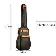 Last inn bildet i Galleri-visningsprogrammet, 40 / 46 Inch Electric Guitar Bag Waterproof Electric Bass Bag 10mm Thicken Padded Gig Bag Case
