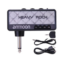 Last inn bildet i Galleri-visningsprogrammet, ammoon Portable Electric Guitar Amplifier Amp Mini Headphone Amp Built-in Distortion Effect Top Quality Guitar Accessories Parts
