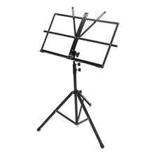 Last inn bildet i Galleri-visningsprogrammet, Guitar Folding Music Sheet Stand Portable Adjustable Lightweight Tripod Stand Aluminum Alloy Holder With Carry Bag For Violin
