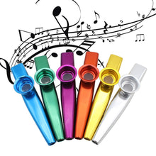 Last inn bildet i Galleri-visningsprogrammet, Metal Kazoo Lightweight Portable For Beginner Flute Instrument Music Lovers Woodwind Instrument Simple Design Lightweight
