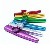 Last inn bildet i Galleri-visningsprogrammet, Metal Kazoo Lightweight Portable For Beginner Flute Instrument Music Lovers Woodwind Instrument Simple Design Lightweight

