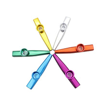 Last inn bildet i Galleri-visningsprogrammet, Metal Kazoo Lightweight Portable For Beginner Flute Instrument Music Lovers Woodwind Instrument Simple Design Lightweight
