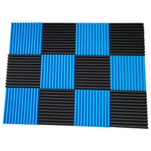 Last inn bildet i Galleri-visningsprogrammet, 12 Pck professional Acoustic Panels Soundproofing Foam Acoustic Tiles Studio Foam Sound Wedges 1 inch x12 inch x12 inch
