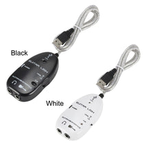 Last inn bildet i Galleri-visningsprogrammet, Eletric Guitar Cable Guitar to USB Interface Link Cable Adapter Audio Connector Recorder for PC/Computer Guitar Accessories
