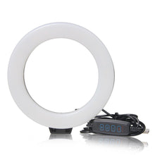 Last inn bildet i Galleri-visningsprogrammet, 6inch Mini LED Desktop Video Ring Light Selfie Lamp With Tripod Stand USB Plug For YouTube Live Photo Photography Studio
