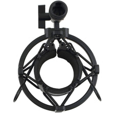 Last inn bildet i Galleri-visningsprogrammet, Universal 3KG Bearable Load Mic Microphone Shock Mount Clip Holder Stand Radio Studio Sound Recording Bracket Black Professional
