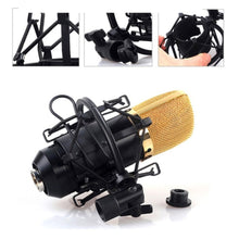 Last inn bildet i Galleri-visningsprogrammet, Universal 3KG Bearable Load Mic Microphone Shock Mount Clip Holder Stand Radio Studio Sound Recording Bracket Black Professional
