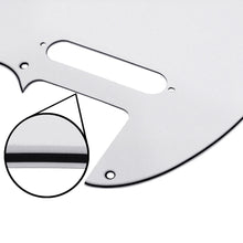 Last inn bildet i Galleri-visningsprogrammet, FLEOR 2PCS White&amp;Black 8 Hole Electric Guitar Pickguard TL for American/Mexican TL Style Guitar Parts
