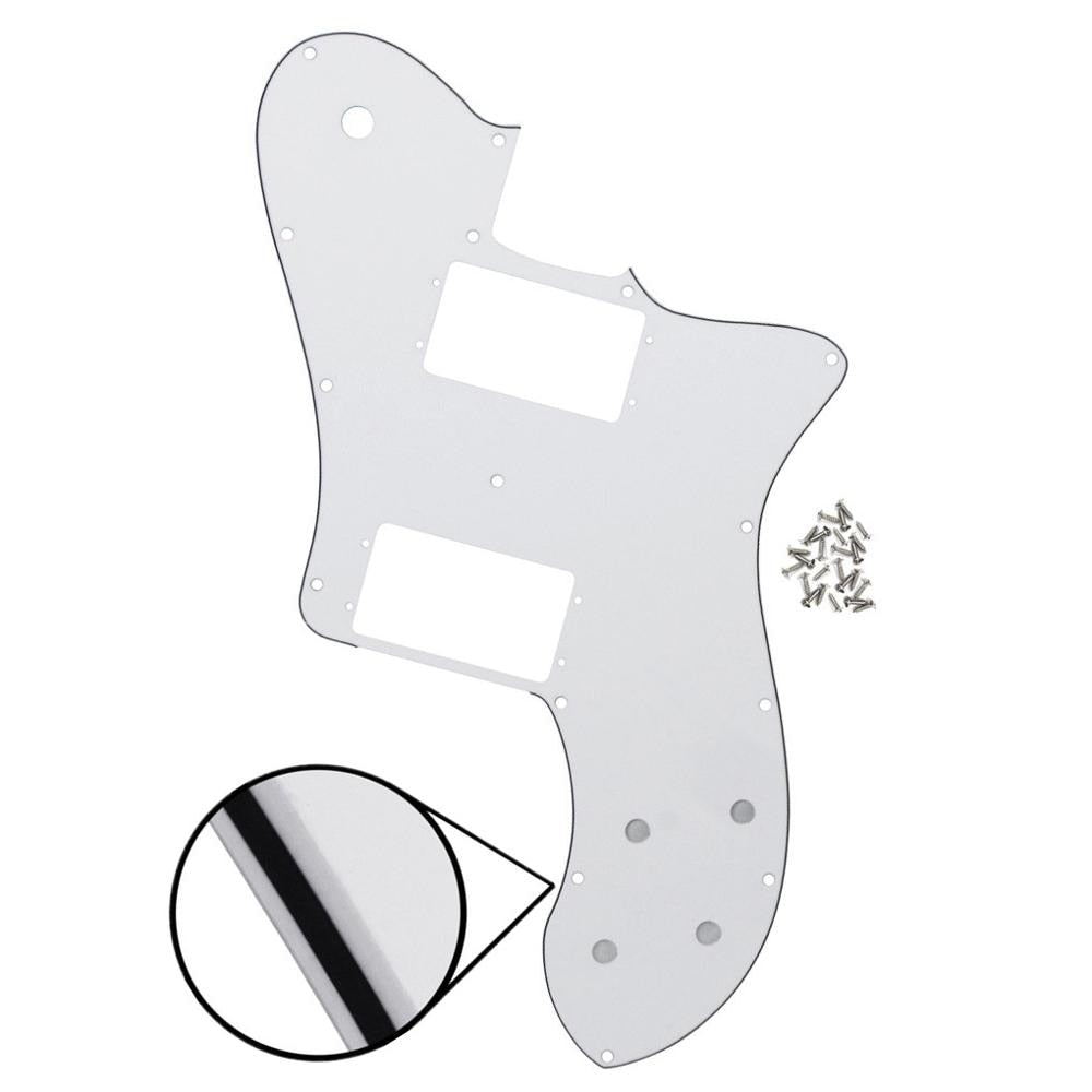 FLEOR Guitar Parts Mexico/USA 72 TL Deluxe Reissue Guitar Pickguard Humbucker Pick Guard Plate with Screws,11 Color Options