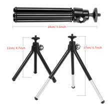 Last inn bildet i Galleri-visningsprogrammet, 6inch Mini LED Desktop Video Ring Light Selfie Lamp With Tripod Stand USB Plug For YouTube Live Photo Photography Studio
