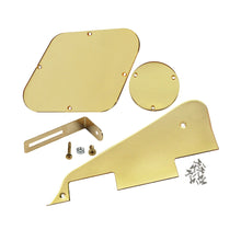 Last inn bildet i Galleri-visningsprogrammet, FLEOR Golden Mirror LP Guitar Pickguard Set Back Plate &amp; Bracket for LP Style Guitar Parts
