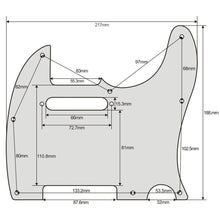 Last inn bildet i Galleri-visningsprogrammet, FLEOR 8 Holes Electric Guitar Pickguard TL Pick Guard Scratch Plate Fit American/Mexican Standard TL Style Guitar Parts
