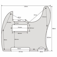 Last inn bildet i Galleri-visningsprogrammet, FLEOR TL Mini Humbucker Pickguard Guitar Scratch Plate &amp; Pickguard Screws, 11 Colors Available
