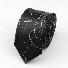 Last inn bildet i Galleri-visningsprogrammet, Classic Fashion Men&#39;s Skinny Tie Colorful Musical Notes Printed Piano Guitar Polyester 5cm Width Necktie Party Gift Accessory
