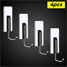 Last inn bildet i Galleri-visningsprogrammet, Adhesive Multi-purpose Piano Hooks Wall Mounted Creative Cute Waterproof Oilproof Kitchen Bathroom Strong Hooks 4/8pcs

