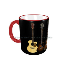 Last inn bildet i Galleri-visningsprogrammet, Guitars Ceramic Mugs Coffee Cups Milk Tea Mug Guitar Music Telecaster G Amd L Rampage Jerry Cantrell Alice In Chains C F
