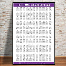 Last inn bildet i Galleri-visningsprogrammet, Guitar Chord Chart Cotton Graphic Music New Poster And Prints Wall Art Canvas Paintings Wall Pictures For Living Room Home Decor
