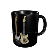 Last inn bildet i Galleri-visningsprogrammet, Guitars Ceramic Mugs Coffee Cups Milk Tea Mug Guitar Music Telecaster G Amd L Rampage Jerry Cantrell Alice In Chains C F
