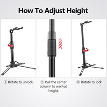 Last inn bildet i Galleri-visningsprogrammet, Foldable Digital Wind Instrument Stand Adjustable Metal Aerophone Holder Musical Instrument Stand

