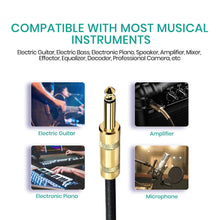 Last inn bildet i Galleri-visningsprogrammet, USB to Guitar Cable Interface Male to 6.35mm Jack Electric Guitar Accessories Audio Connector Cord Adapter for Instrument 3M
