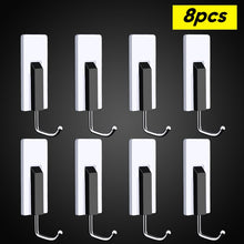 Last inn bildet i Galleri-visningsprogrammet, Adhesive Multi-purpose Piano Hooks Wall Mounted Creative Cute Waterproof Oilproof Kitchen Bathroom Strong Hooks 4/8pcs
