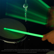 Last inn bildet i Galleri-visningsprogrammet, 1 Pair 5A Luminous Drum Stick Nylon Fluorescent Drumsticks Glow in The Dark Bright Light Musical Instruments
