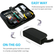 Last inn bildet i Galleri-visningsprogrammet, Guitar Repairing Tool Kit Electric Acoustic Guitar Ukulele Repairing Maintenance Cleaning Tool Accessories Kit
