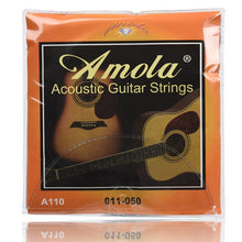 Last inn bildet i Galleri-visningsprogrammet, Amola 010 011 012 Wood Acoustic Guitar Strings Stainless Steel Wire Copper Alloy Winding 6 Strings Accessories Parts
